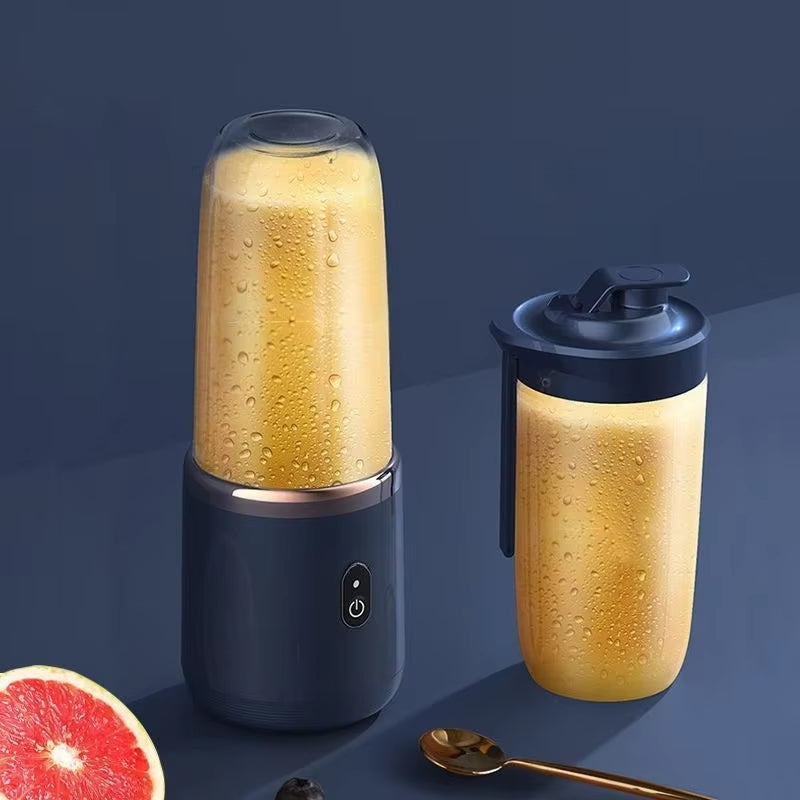 Portable Fruit Juice Blenders Summer Personal Electric Mini Bottle Home USB 6 Blades Juicer Cup Machine for Kitchen